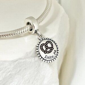 Pandora Lititz ,Pennsylvania Dangle S925 Silver Charm